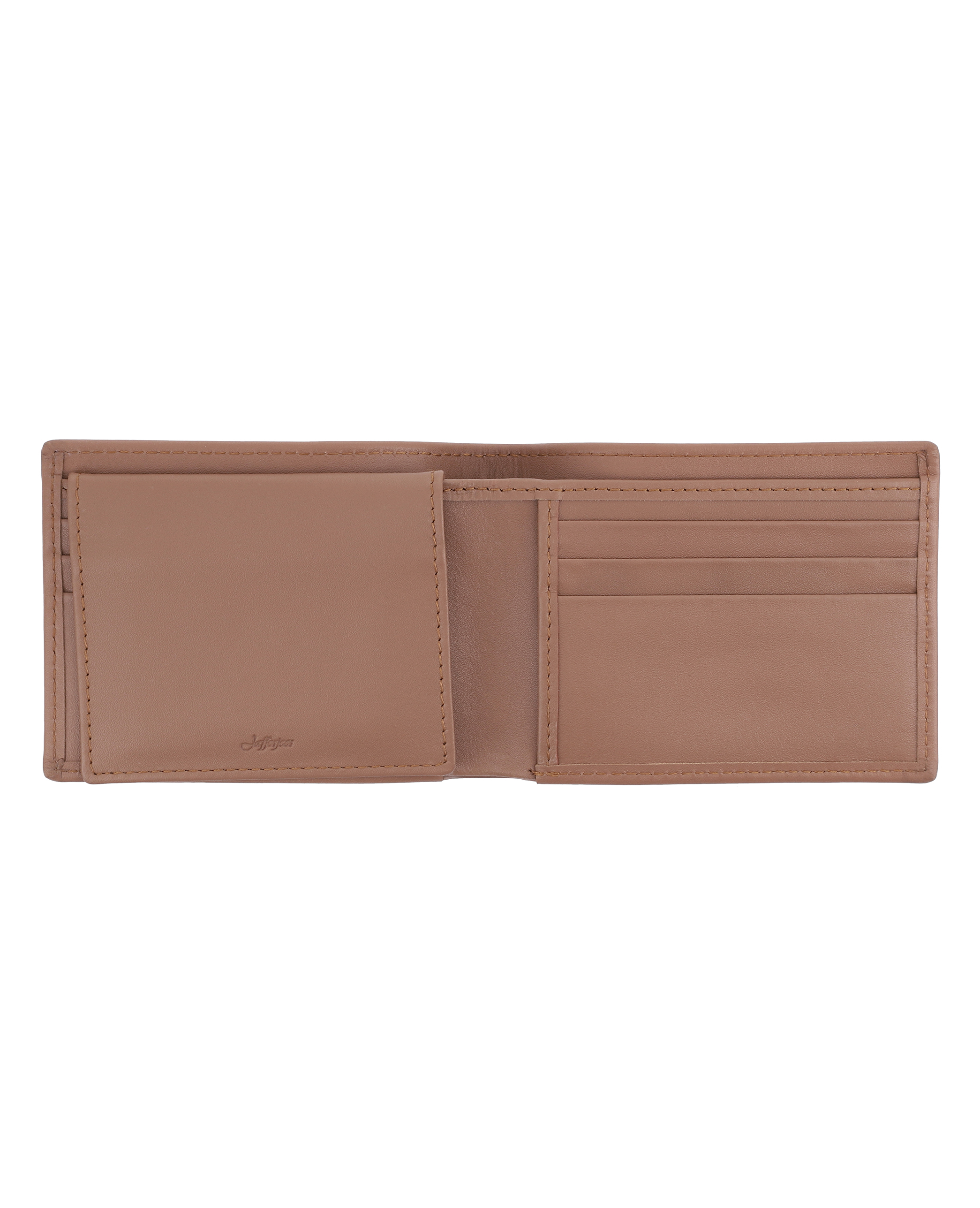 Venice Tan Billfold Wallet Interior - Multiple Card Slots